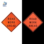 Reflective Aluminum Sign - Aluminum Diamond Grade Reflective Road Work Ahead Signs